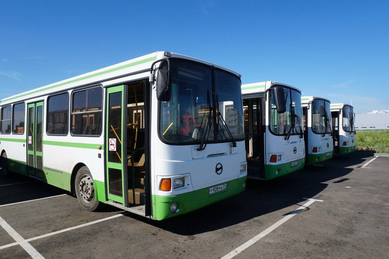 Автобус ЛИАЗ (вид салона)