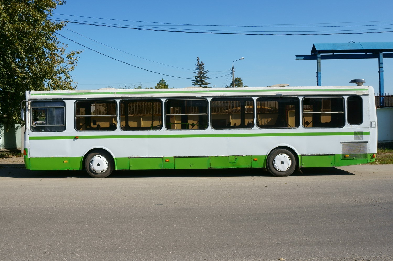 Автобус ЛИАЗ (вид салона)